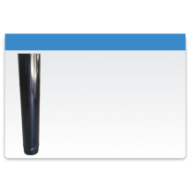 Enamel fireplace stove pipes