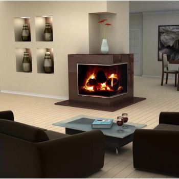 Two-sided Energy Fireplace KG-MIK-80