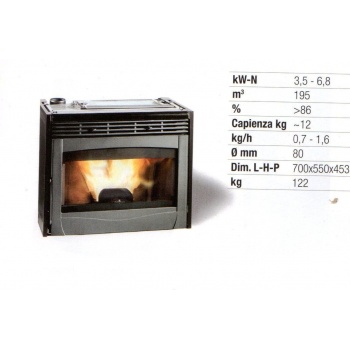 Eνεργειακή κασσέτα πέλλετ  6,8 kw